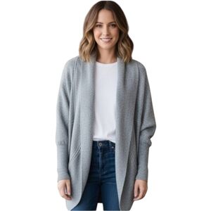 Aritzia Wilfred Diderot Cocoon Cardigan - Heather Grey,  Sz S